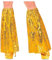 CREATIV DISCOUNT NEU Beinstulpen 70er-Disco Style, gold
