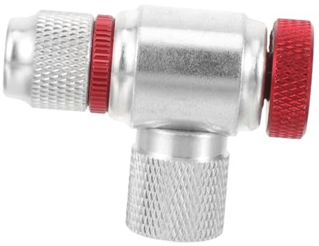 HONMEET Hochdruck Inflator Adapter Für Fahrräder Ausführung Für Schnelles Und Effektives Aufpumpen Von Reifen Kompatibel Mit Road Und Mountainbikes Tragbar Und Nachhaltig