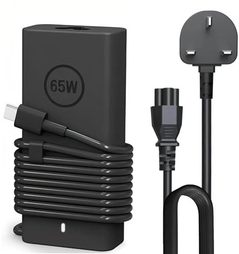 SCOVEE New Dell Laptop Charger, 65W USB C Power Adapter Compatible Dell Latitude 5420/5430/5440/5520/5530/5540/7330/7340/7400/7430/7440/XPS 13,ChromeBook 3100,2-in-1 Tablet,Type-C Adapter Power Cord