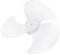 Ventilador de plástico de 12 pulgadas con aspas de alto viento, 3 piezas, accesorio for ventilador de escritorio o de pie