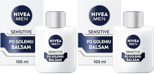 NIVEA MEN Sensitive Beruhigende Rasierlotion 100 ml (Packung mit 2)