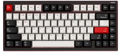 ATK EDGE 75 75% Wired Hall Effect Gaming Keyboard | Rapid Trigger, Adjustable Actuation, 8KHz Polling, Aluminum Case, RGB Backlight, 0.08ms Latency, Compatible with PC/Mac