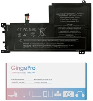 GingePro L19M3PF6 Replacement Battery for Lenovo Laptop