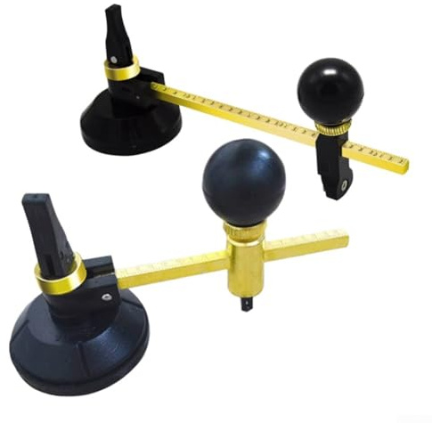 Professionelles Glasschneidewerkzeug mit einstellbaren Einstellungen und Saugnapf für optimales Schneideerlebnis (300 mm)