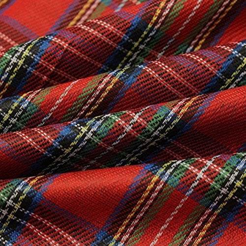 garden mile groß kompakt wasserdicht 150cm x 115cm Tartan Picknickdecke Haustier Decke maschinenwaschbar Festival, Camping, Auto Decke ideal Reise Teppich - Rot