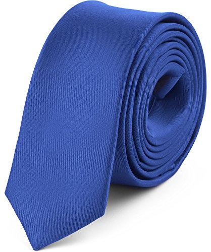 Ladeheid Corbatas Estrechas Diversidad de Colores Accesorios Ropa Hombre SP-5 (150cm x 5cm, Azul2)