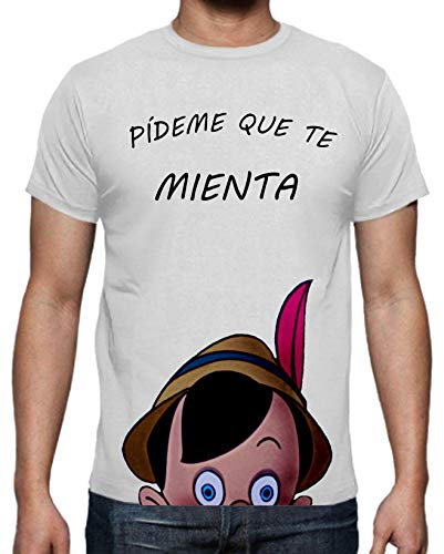 the Fan Tee Camiseta de Hombre Divertidas Funny Graciosa Pinocho 017 M