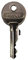 ABUS Schlüssel Ersatzschlüssel R00501 bis R01000 - für Zusatzschlösser, Fenstergriffe, Vorhangschlösser, etc. von ABUS - Nachschlüssel, Zusatzschlüssel nach Nummer/Code - Schließung R00608