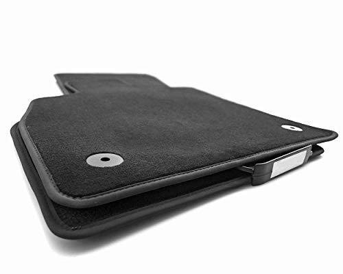 kh Teile Fußmatten (Velours), passend für TT 8S, Premium Qualität Automatten, 2-teilig, anthrazit, Nubuk