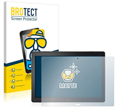 BROTECT Schutzfolie für Lenovo Tab P10 (10,1) | 2 Stück Entspiegelnder Displayschutz Made in Germany Matte Displayschutz-Folie Anti-Reflex Anti-Fingerprint Einfache Montage