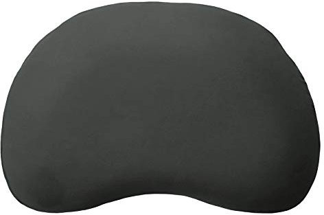 Edda Lux Bezug passend für Tempur Curve S (61 x 40 x 9,5 cm) und M (61 x 40 x 11 cm) Schlafkissen, formbeständiger Jersey Kissenbezug, aus 100% Baumwolle, in Anthrazit