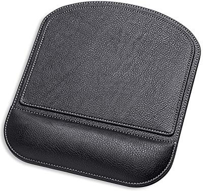 Business Style PU Hochwertige Gaming Mauspad Studenten, Arbeiter, Computer, Laptop, Heim,Ergonomisches Mousepad,Office-Mauspad,Mauspad Handgelenkauflage,Leder Gaming Mouse Pad