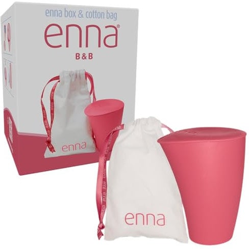 enna Easy Cycle Menstrual Cup, Polypropylene, Standard, 1 unidad (Paquete de 1)