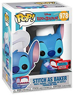 POP Funko Disney Lilo & Stitch 978 Stitch as Baker 2020 Fall Convention Exclusive