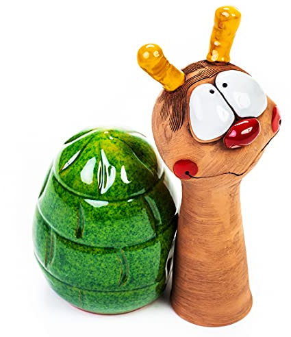 Ceramics World - Keramik Gartenstecker - Schnecke - Gartendeko