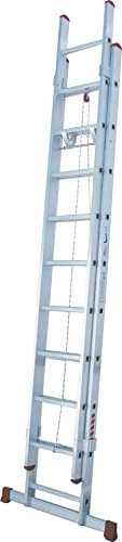 Escalera Aluminio Extensible con Cuerda - 6,57 m