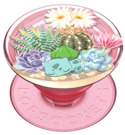 PopSockets Telefongriff mit expandierendem Ständer, Süßer PopSocket - Bulbasaur Terrarium