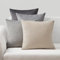 Topfinel Kissenbezug 40x40 grau 4er Set Samt Kissenbezüge Kissenhülle sofakissen dekokissen Zierkissen deko für Sofa Schlafzimmer Wohnzimmer flauschig Farbverlauf