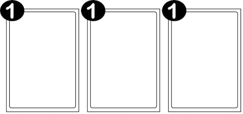 SmithPackaging A4 Self Adhesive Address Labels, 1 Label Per Sheet, 100 Sheets,199.6 x 289.1mm 100 Labels, (Pack of 3)