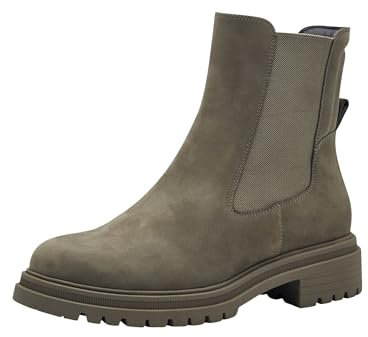 Tamaris Damen Chelsea Leder bequem; SAGE, EU 40