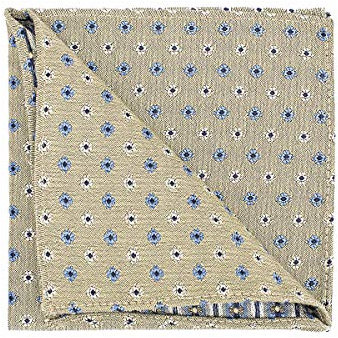 BRERA 67 - Elegante Pañuelo de Traje de Lana y Seda para Hombre, Tamaño 25x25, Pañuelo de Bolsillo Original, Accesorio para Boda