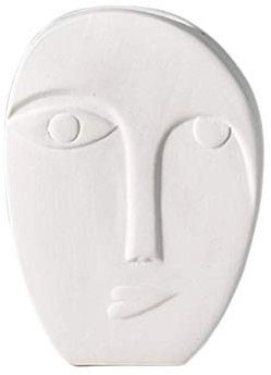 AGONEIR Home Art For Creative White Porcelain Vase Ceramic Vase To Paint