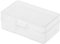 Xuanxi Boîte de rangement transparente pour 1 pile 9 V, 2 piles AA, support d'étagère, conteneur de rangement, sac de rangement, pochette de rangement, sac de rangement, pochette de chargeur, boîte à