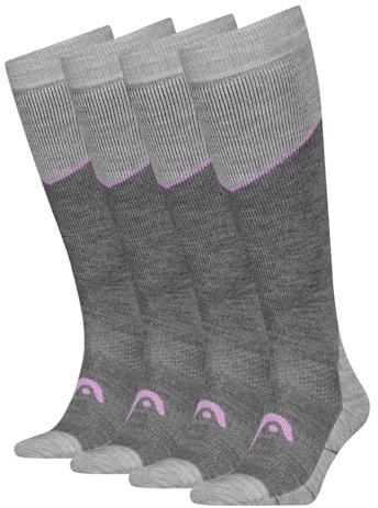 HEAD Unisex Ski Beginner Kneehigh Kneehigh sock (2er Pack)