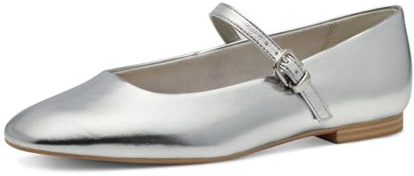 Tamaris Ballerina Damen Vegan Elegant metallic,EU 36