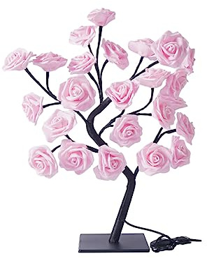 tuwiwol LED Lichter im Bonsai Stil – Stück Natur ins Zuhause, simulierte Rosenbaum Lichter, ABS Raumdekorationslichter, Typ 1