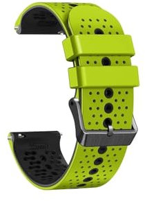 Mefloar Ersatz-Armband passend for POLAR Grit X Pro Titan GritX/Vantage M M2 Silikonarmband Band Zubehör Armband(Green Black)