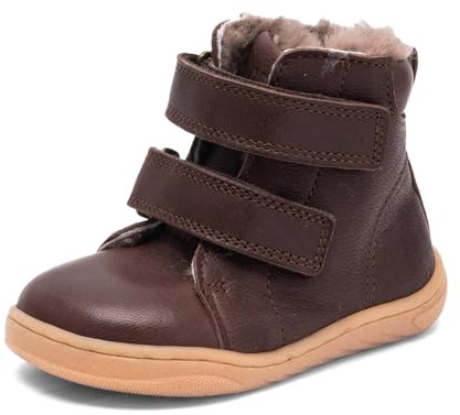 Bisgaard Unisex Kinder Barefoot Helmut Lamb Sneaker, Dunkelbraun, 26 EU Weit