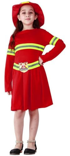 Hanraz atemschutzmaske kinder feuerwehr, Feuerwehr Kostüm Kinder - Party Faschingskostüme Feuerwehr Set Kinder, Verkleidungskiste Für Kinder, Feuerwehrkostüm, Für Jungen Mädchen