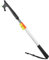 KOMCLUB Teleskop-Bootshaken Aluminium Teleskop-Bootshaken leuchtendes Design, rostbeständiges Design, langlebig,stark, Schubstange zum Anlegen (Silber, 128cm)