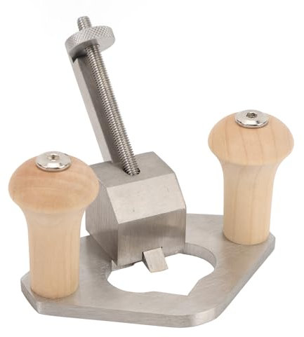 Fresatrice in Acciaio Inossidabile, Pialla Manuale a Profondità Regolabile per Scanalature, Piccola Lavorazione del Legno, Fresatrice Manuale per la Lavorazione del Legno,