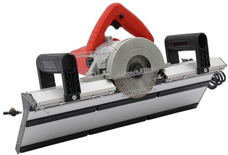 Hanmorfarbi FliesenfräSmaschine,Elektrischer Fliesenschneider,Industrietauglicher Yin Und Yang Winkelsteinschneider,43 Grad SäGeblatt Zum Schneiden Von Keramikfliesen