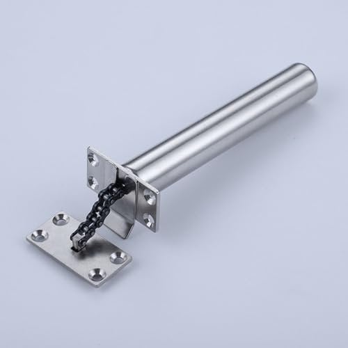 FarDeer Embedded Hidden Door Closer, Soft and Silent Closure, Built-in Spring Closer, Suitable for Closing Wooden Doors (Concealed Door Closer Silvery)