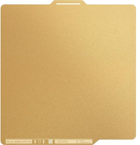 YOOPAI A1 Piatto Stampa PEI Doppia Faccia 257x257mm con QR Code, Piastra in Acciaio Elasticizzato per Bambu Lab 3DX1C/X1/X1E/P1P/P1S/A1 Stampanti