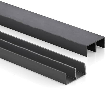 Wardrobe Sliding Door Track Hardware Kit, 2 Track Aluminum Rails with Pulley Program for Sliding Cabinet/Closet Door Track，Sliding Glass Door Track Repair(150cm)