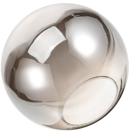 Glas Kugellampenschirm für Pendelleuchten im Wohnzimmer oder Barbereich | Globeform, Glatte Oberfläche, Angenehm Anzufassen, Dekorative Abdeckung aus Glas für Passende Leuchten