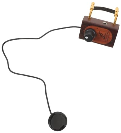 WHAMVOX Violin Pickup Verstärker Mikrofon Tonabnehmer für Violine Mandoline Banjo Cello Ukulele Hochsensibler Akustischer Soundverstärker für Bühne Studio und Live-auftritte