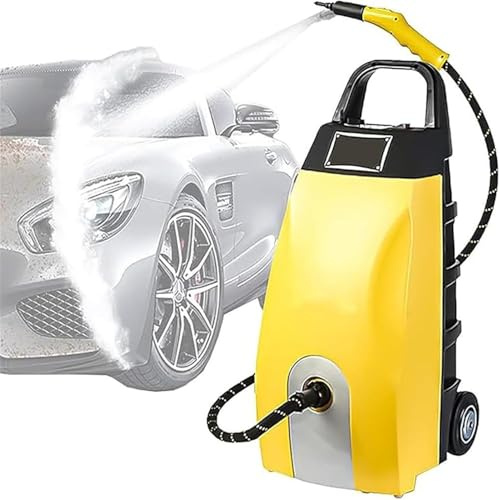 HajMyrdonyx High Pressure Steam Washer Jet Washer, Power Wash 2500W With Accessories, 6-in-1 Multipurpose Portable Steamer, 110℃/230°f High-Temperature Steam, For Grout, Floors, Windows, Car