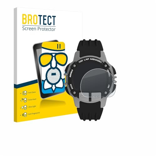 BROTECT Entspiegelungs Schutzglas für Timex Ironman TW5M63200 Schutzfolie Panzer Folie Glas Matt [Extrem Kratzfest 9H, Anti-Reflex, Anti-Fingerprint]