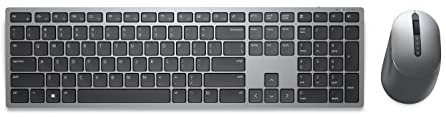 Km7321W Keyboard Mouse - Included Rf Wireless + - Bluetooth Qwerty Us International Grey, Titanium - Warranty: 12M