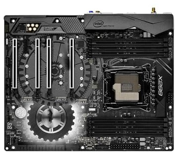 Scheda madre Scheda madre Fit For ASRock X299 TAICHI LGA 2066 i9-10900X 9900X 7960X 7900X i7-9800X i7-7800X CPU 8xDDR4 3xM.2 NVME ATX