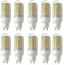 Aoxdi 10 Stück GU10 10W LED Mais Leuchtmittel Birnen, Warmweiß, GU10 LED 10W Mais Licht Lampen 69 SMD 5730 Energiespar Lampe, AC220-240V