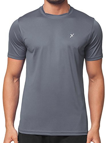 CFLEX Herren Sport Shirt Fitness T-Shirt Sportswear Collection - Grau L