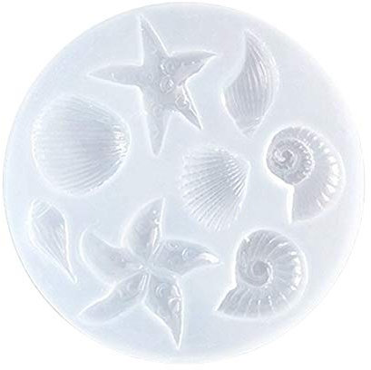 Healifty Gießformen Silikon Harz Casting Form Backen Form Schmucksache Formen Seestern Seemuschel Schnecke Form