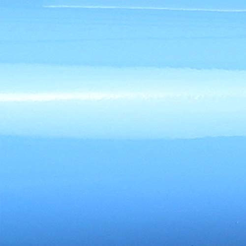 TipTopCarbon 5,8€/m² Möbelfolie Licht-Blau Glanz Klebefolie 5m x 62cm selbstklebende Plotterfolie glänzend