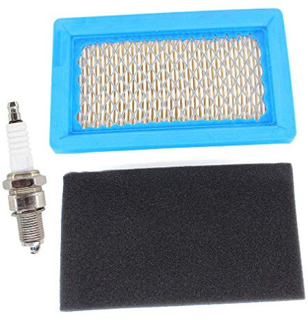 AISEN Luftfilter mit Vorfilter Zündkerze passend für Fleurelle BM 45 OHV Rasenmäher Ersatz für MTD 951-10298, 751-10298, 17211ZG9M00